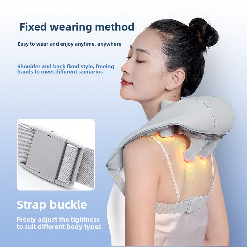 Multifunctional Rechargeable Neck Shoulder Massager with Infrared Therapy