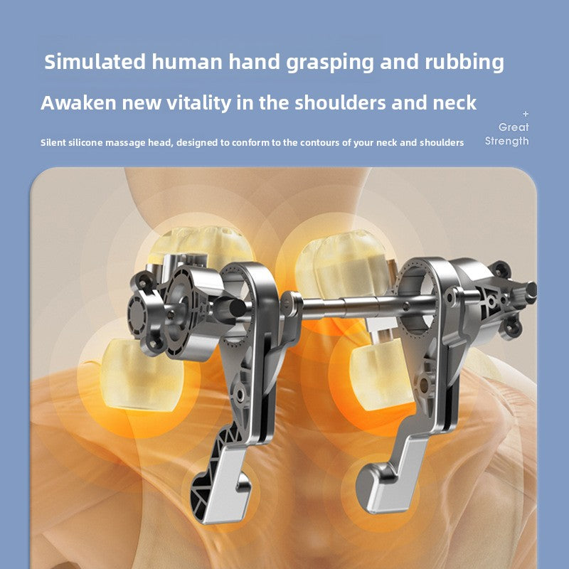 Multifunctional Rechargeable Neck Shoulder Massager with Infrared Therapy