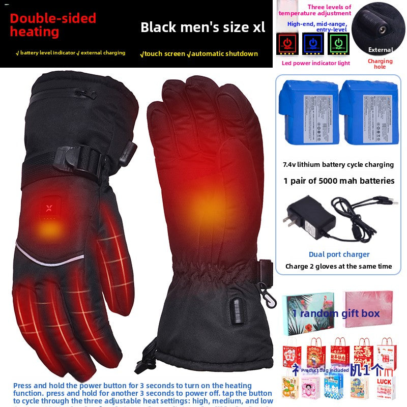 Heated gloves.