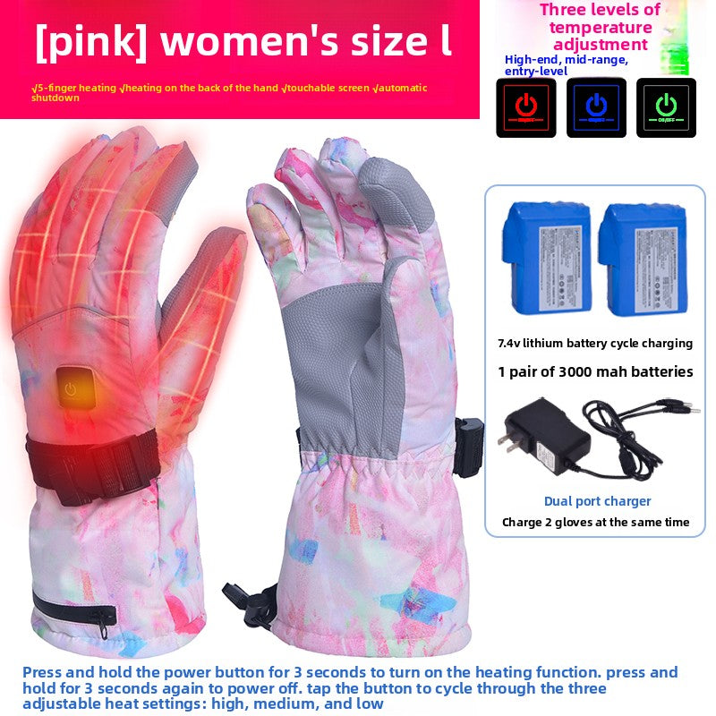Heated gloves.