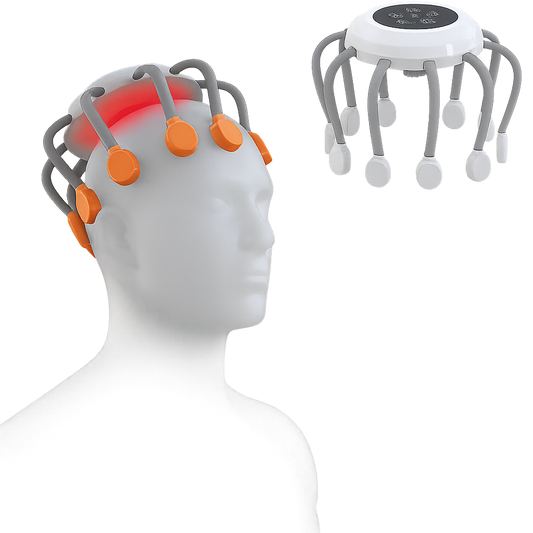 Electric Head Massager with 20-Claw Vibration