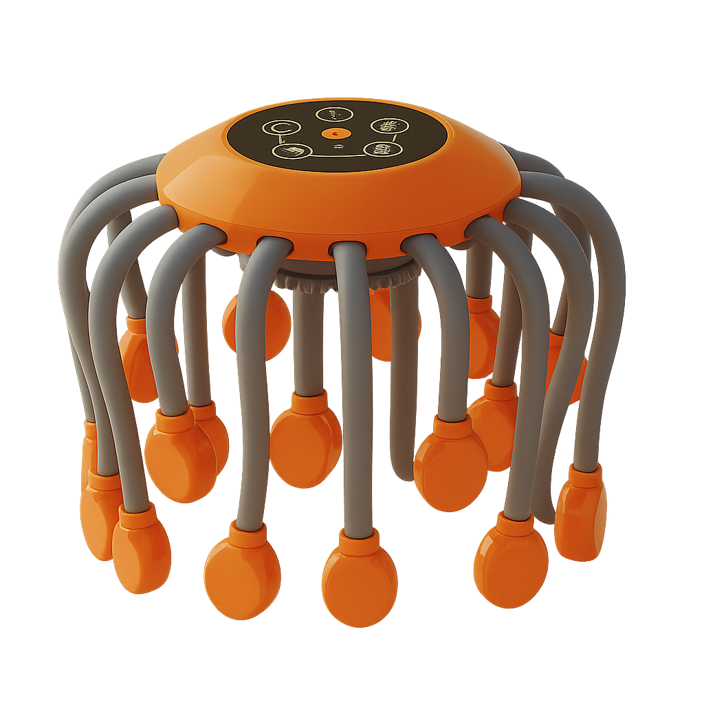 Electric Head Massager with 20-Claw Vibration