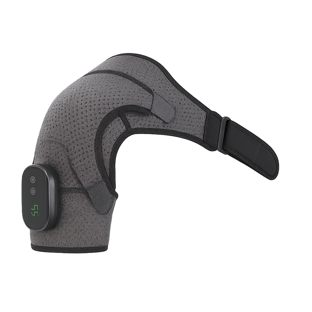 Electric heating shoulder pads for gym use