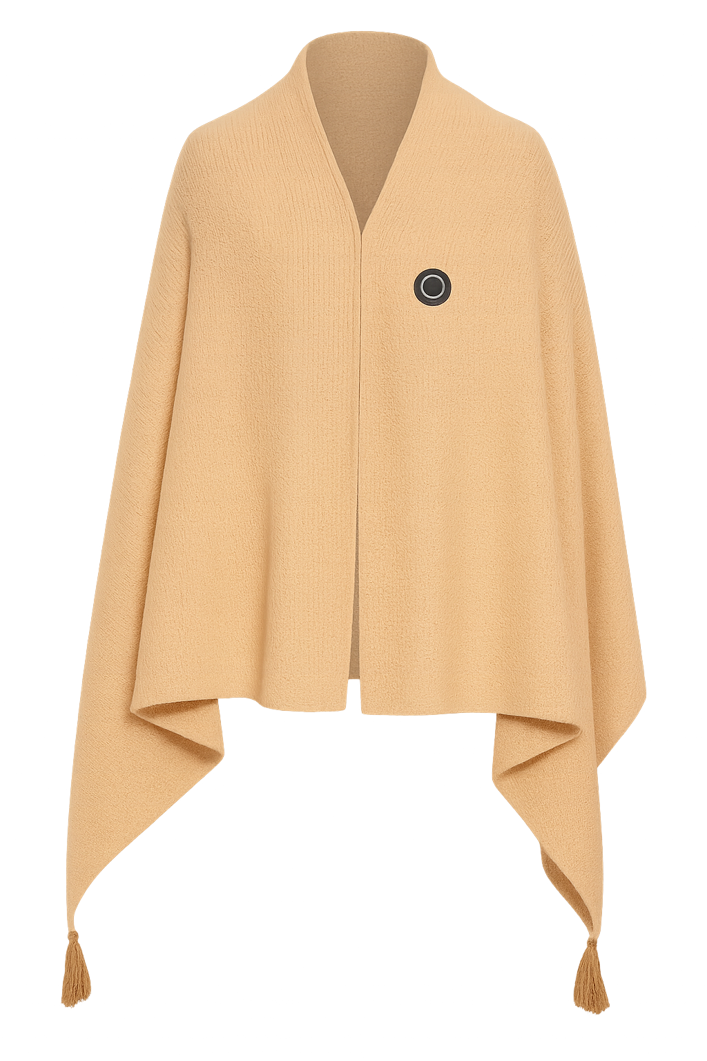 Electric heated outdoor shawl, rechargeable blanket