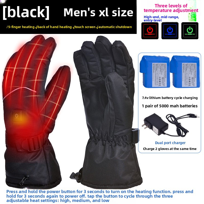Heated gloves.