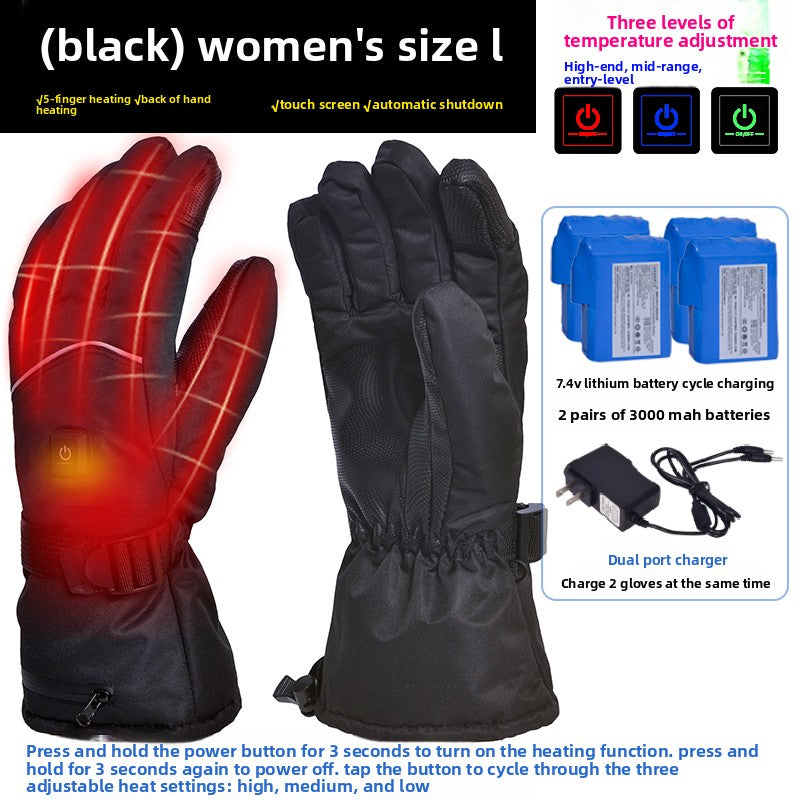 Heated gloves.