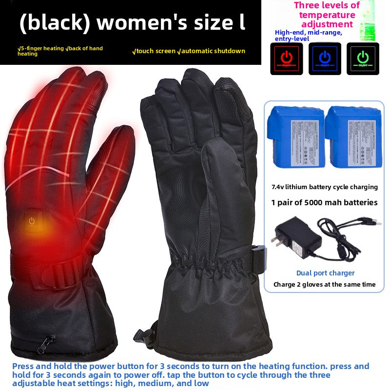 Heated gloves.