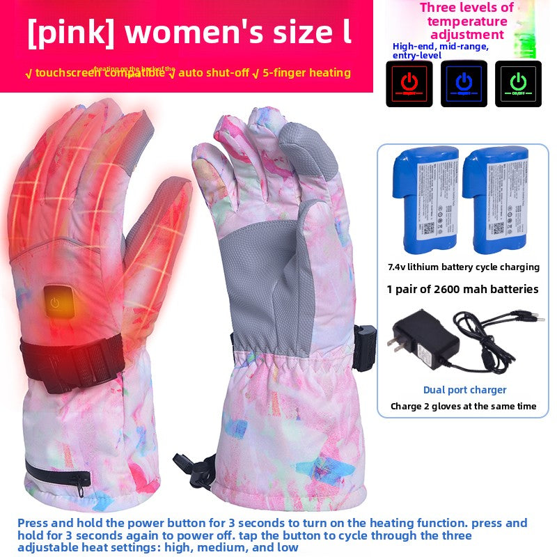 Heated gloves.