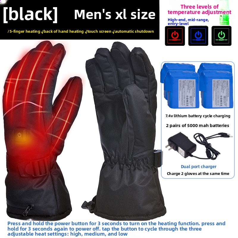 Heated gloves.