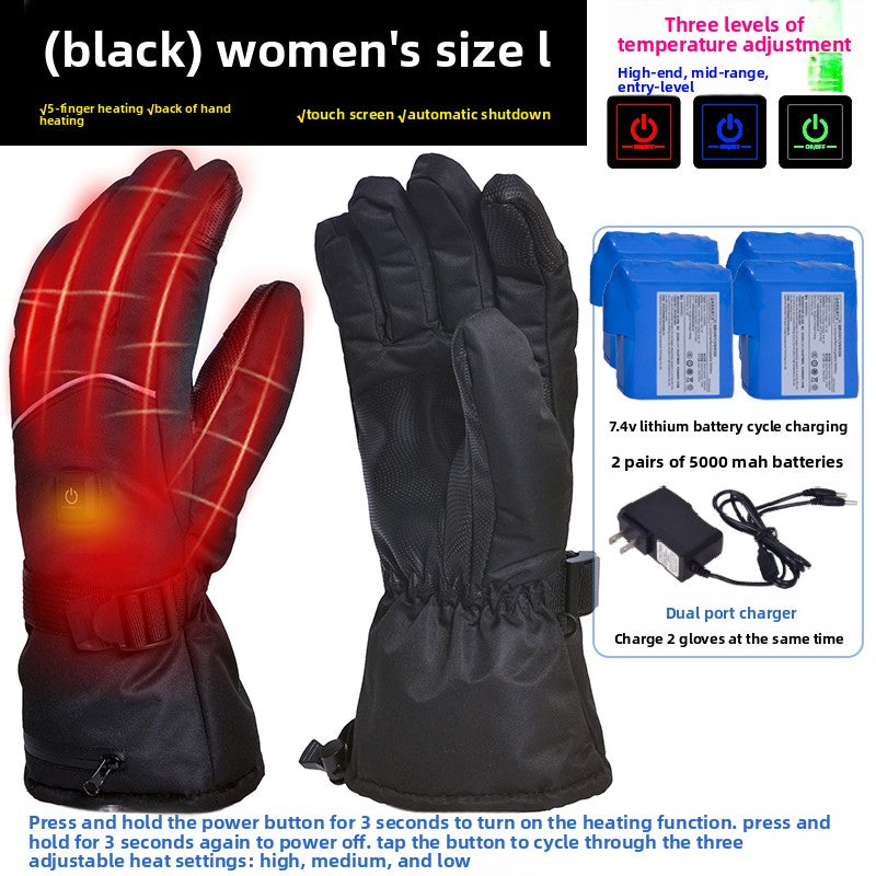 Heated gloves.