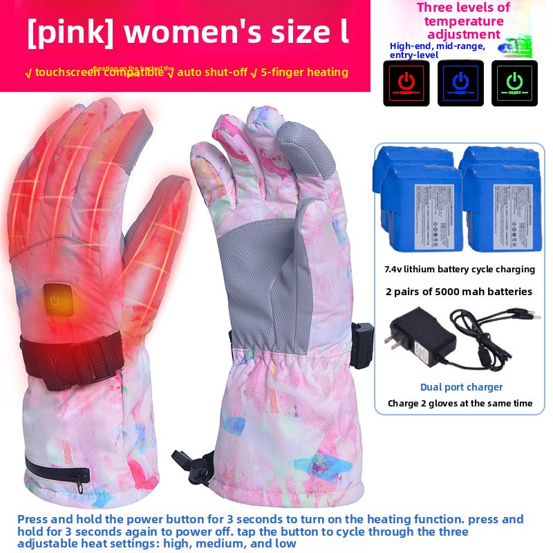 Heated gloves.
